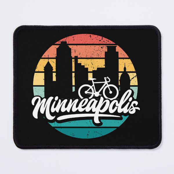 Item preview, Minneapolis Ciclista Sunset Vintage Retro Bike designed and sold by Pau Baz.