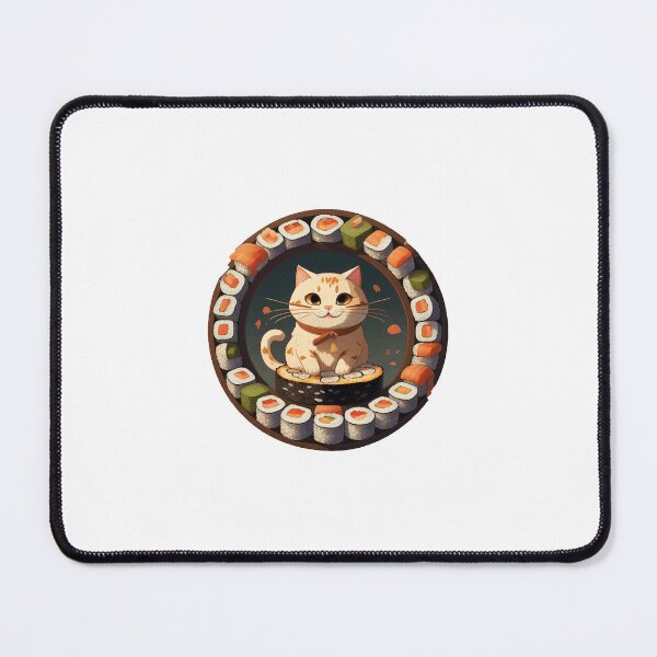 Item preview, Sushi Cat designed and sold by MyStickersStore.