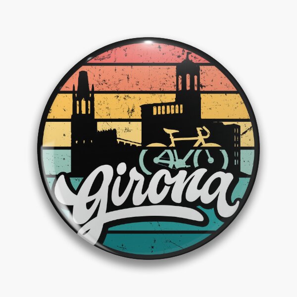Item preview, Girona Cyclist Sunset Vintage Retro Bike designed and sold by Pau Baz.