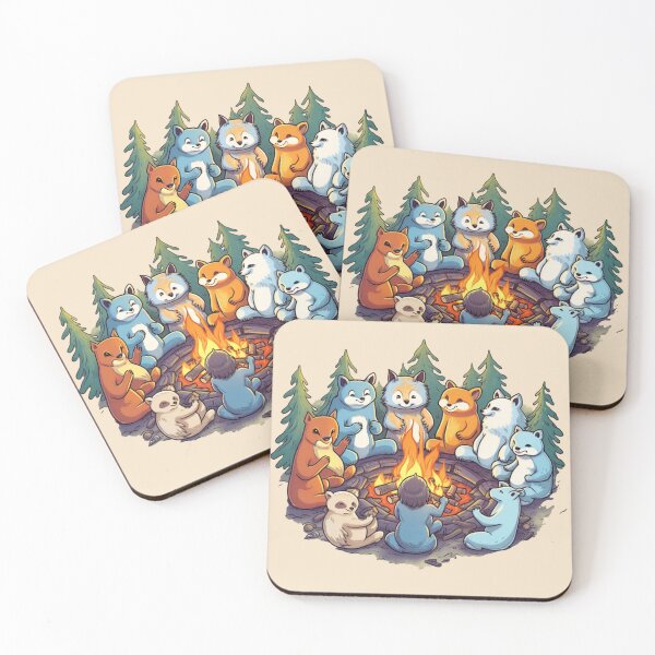Item preview, Campfire with friends theme  designed and sold by Okracha.