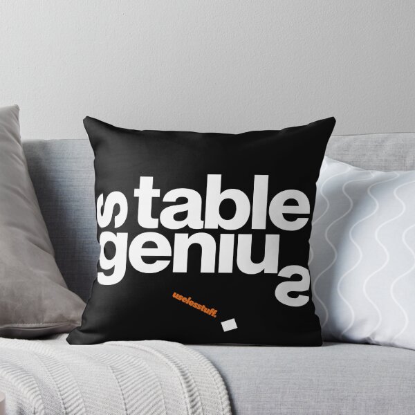 Item preview, 16229-01-BDK – Stable Genius – Resolute (White) designed and sold by Uselesstuff.
