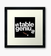 16229-01-BDK – Stable Genius – Resolute (White) Framed Print