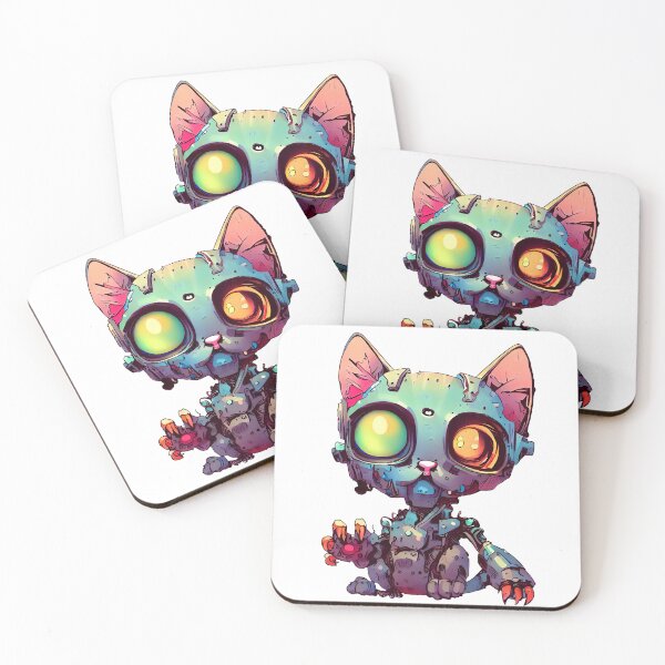 Item preview, Robo-Cat Zombie! designed and sold by kukamatsu.