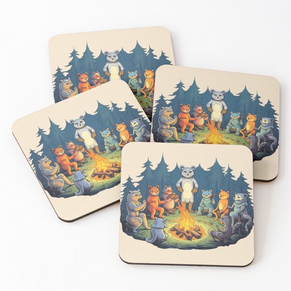 Item preview, Campfire with friends theme  designed and sold by Okracha.