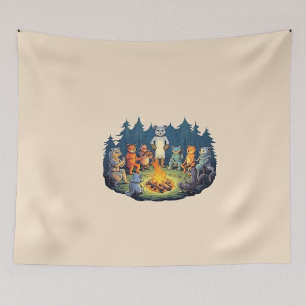 Item preview, Campfire with friends theme  designed and sold by Okracha.