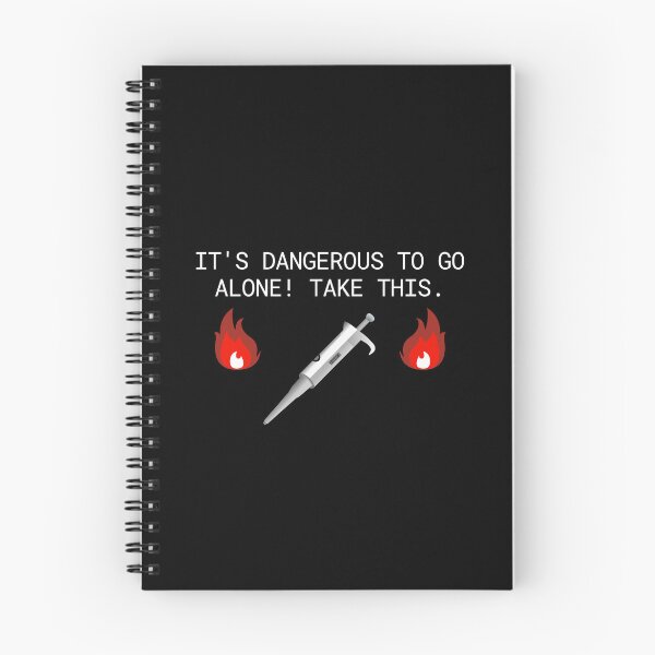 Item preview, It's Dangerous To Go Alone. Take This. - Funny Science, Microbiology, Molecular Biology, Neuroscience, Chemistry Humor, Science Humor, Funny Laboratory designed and sold by jadedscientist.