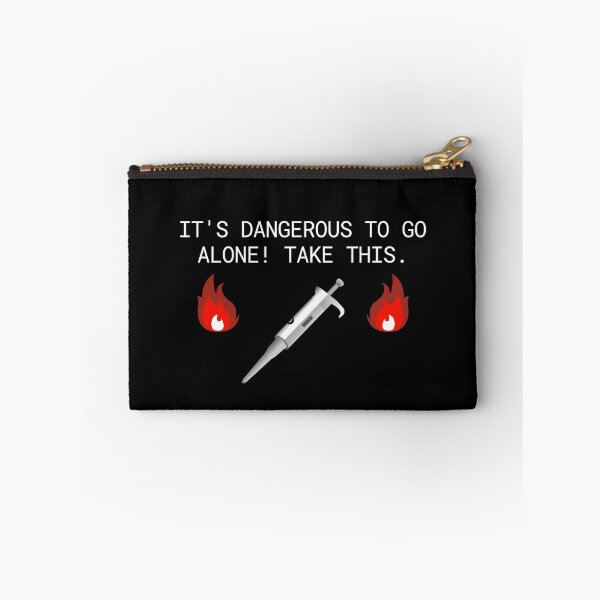 Item preview, It's Dangerous To Go Alone. Take This. - Funny Science, Microbiology, Molecular Biology, Neuroscience, Chemistry Humor, Science Humor, Funny Laboratory designed and sold by jadedscientist.