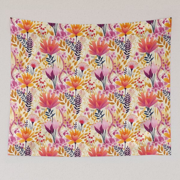 Item preview, Flower Garden At Sunset designed and sold by peony225.