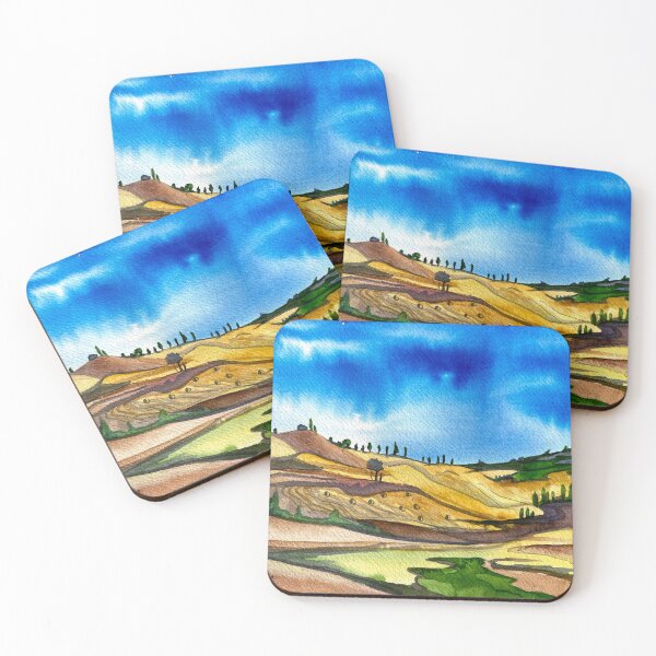 Item preview, Hay Fields in Pienza, Tuscany, Italy designed and sold by joelkeyart.