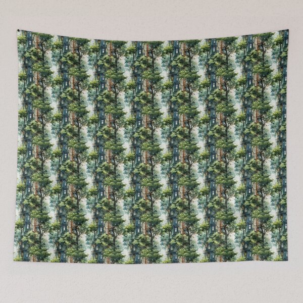 Item preview, Nature Meets Urban Seamless Watercolor 03 designed and sold by thaworn-kdt.