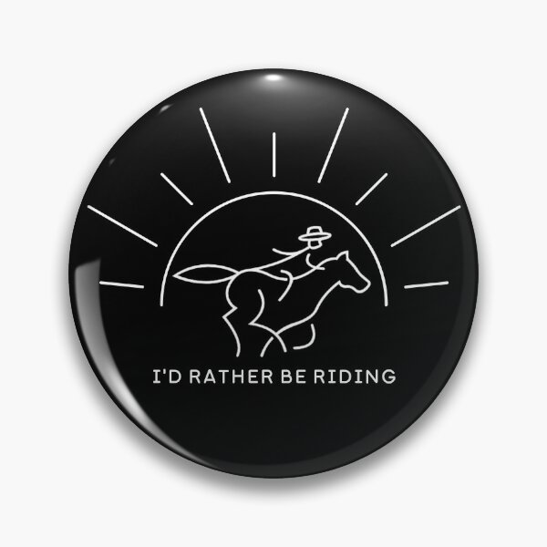 Item preview, I'd Rather Be Riding Horse Sunset designed and sold by CarleLS.