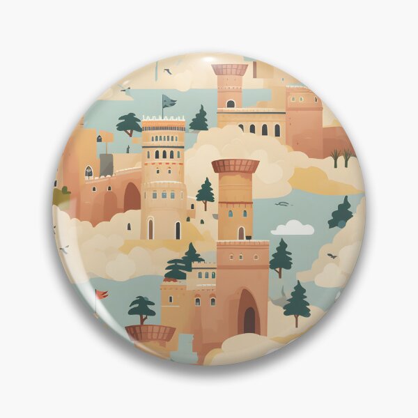 Item preview, Castles Pattern 25 - Spain designed and sold by DigitalPatternx.