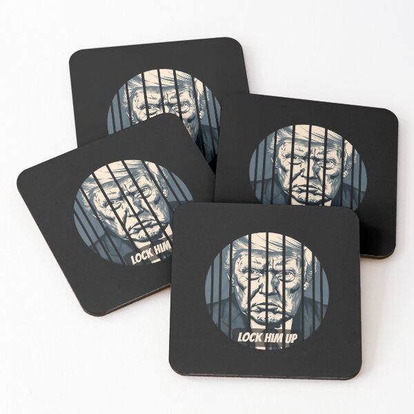 Item preview, Lock Him Up - Funny Donald Trump in Prison - Anti Trump Art 143-2 Active  designed and sold by cazares-letisha.