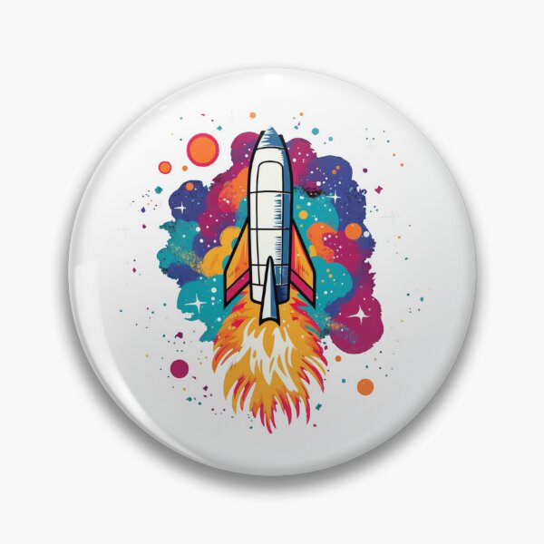 Item preview, Colorful rocket theme designed and sold by Okracha.