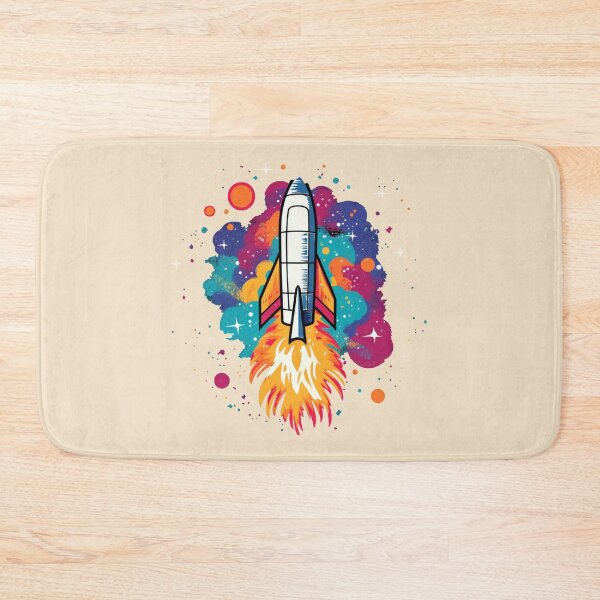 Item preview, Colorful rocket theme designed and sold by Okracha.