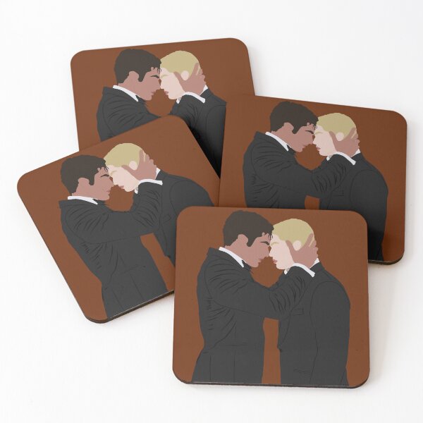 Item preview, Alex and Henry leaning onto each other | red, white and royal blue designed and sold by Pinu92.