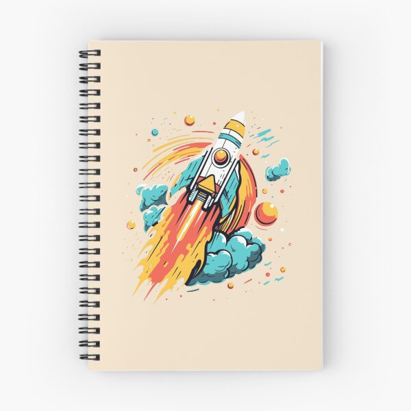 Item preview, Colorful rocket theme designed and sold by Okracha.