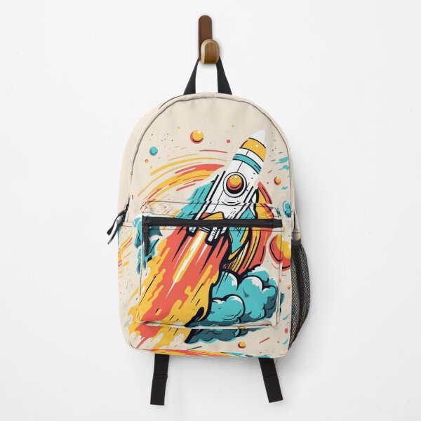 Item preview, Colorful rocket theme designed and sold by Okracha.