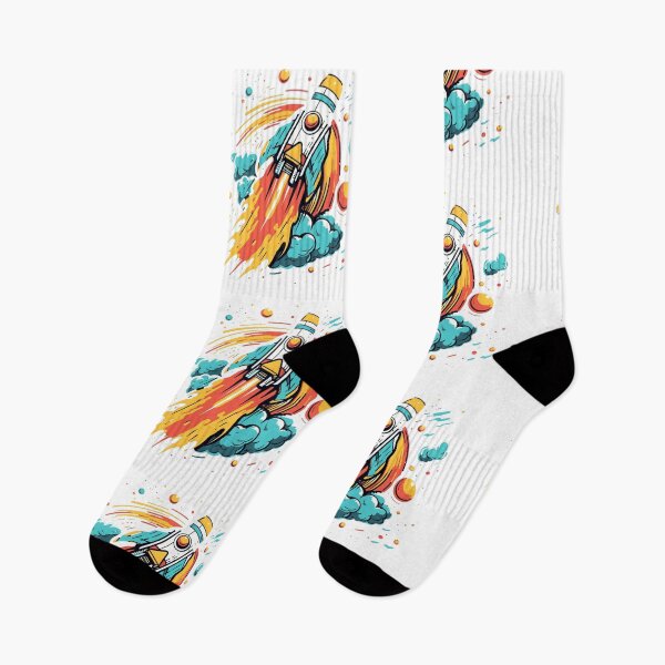 Item preview, Colorful rocket theme designed and sold by Okracha.