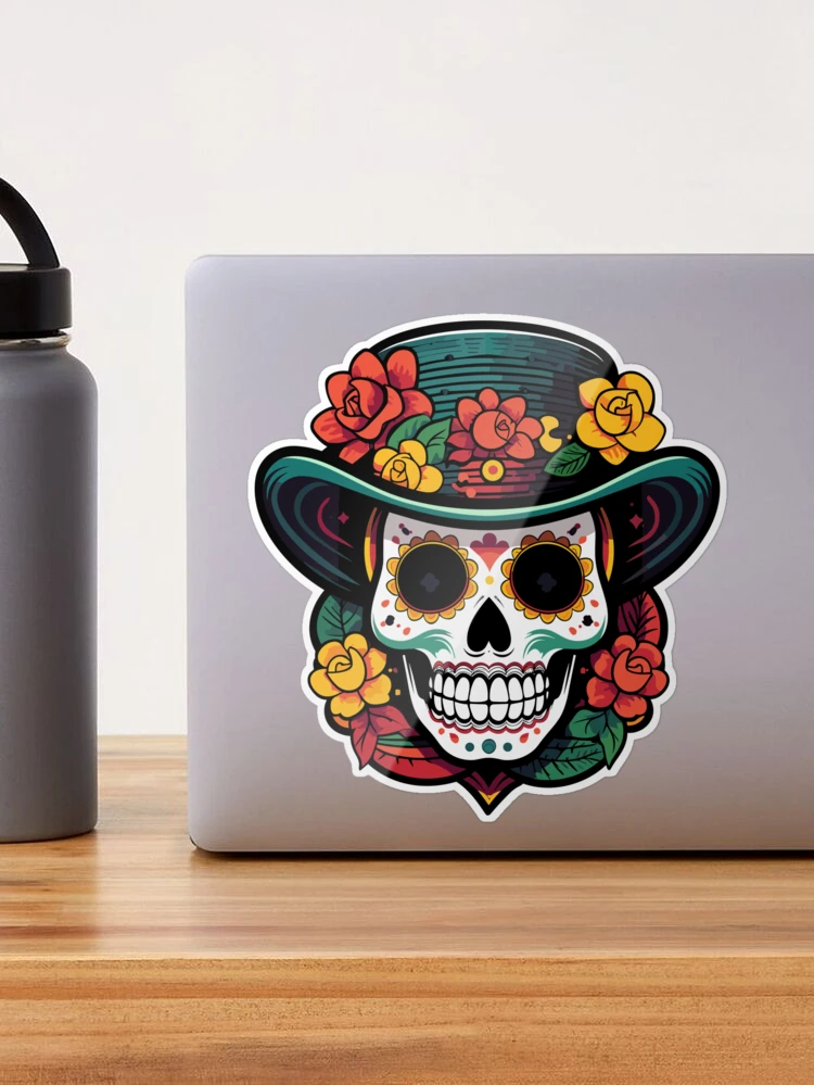 Embroidery stickers】Mexico, Cactus, Day of the Dead, Skull, Burrito