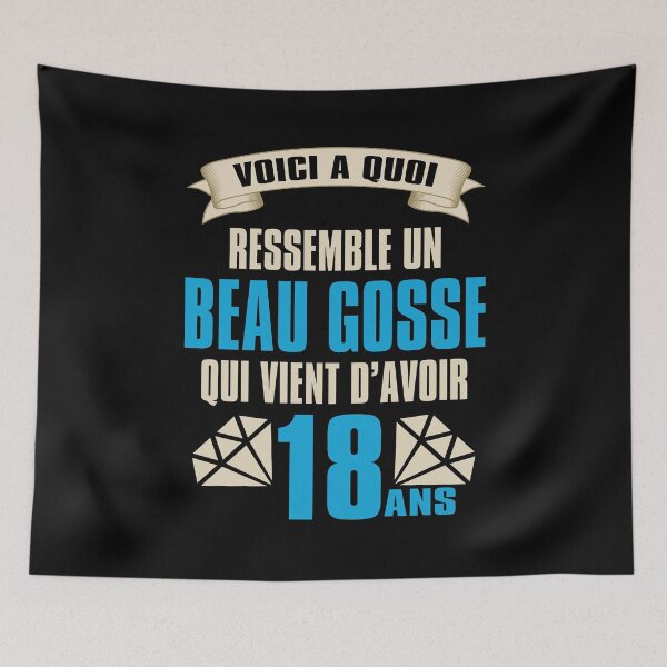 Item preview, Voici a Quoi Ressemble un Beau Gosse Qui Vient D avoir 18 Ans designed and sold by Tatus Brinal.