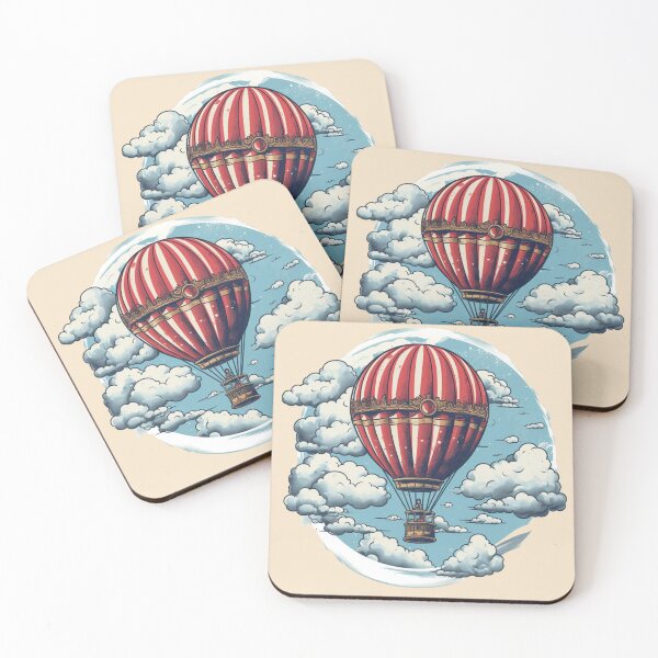 Item preview, Colorful baloon with clouds theme designed and sold by Okracha.