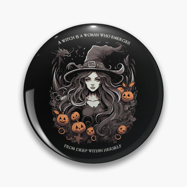 Item preview, Witch line art design designed and sold by Eric Murta Line Art.