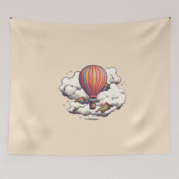 Item preview, Colorful baloon with clouds theme designed and sold by Okracha.