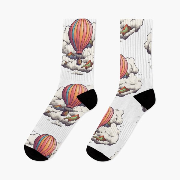 Item preview, Colorful baloon with clouds theme designed and sold by Okracha.