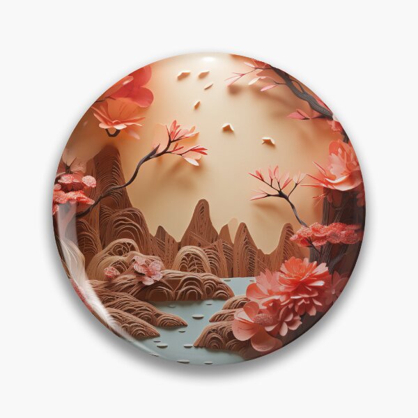 Item preview, Deep Pink Zen Garden Collage - Japanese designed and sold by SuperSeries.