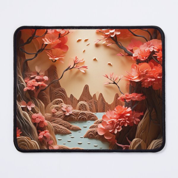 Item preview, Deep Pink Zen Garden Collage - Japanese designed and sold by SuperSeries.