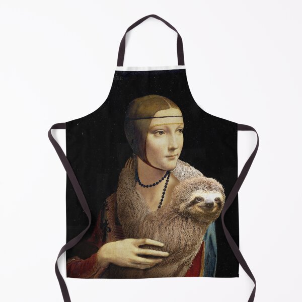 Item preview, Lady with a Sloth - Print / Home Decor / Wall Art / Poster / Gift / Birthday / Sloth Lover Gift / Animal print designed and sold by Furry And Purry.
