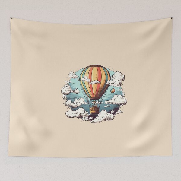 Item preview, Colorful baloon with clouds theme designed and sold by Okracha.