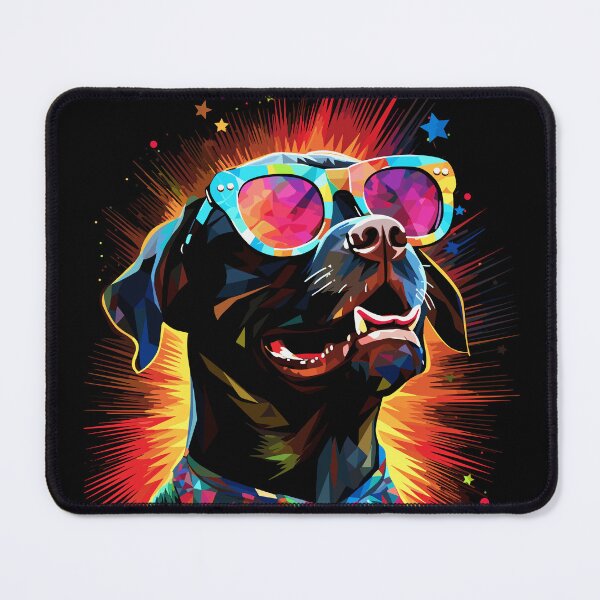 Item preview, Colorful Cool Dog (1) designed and sold by atzek.