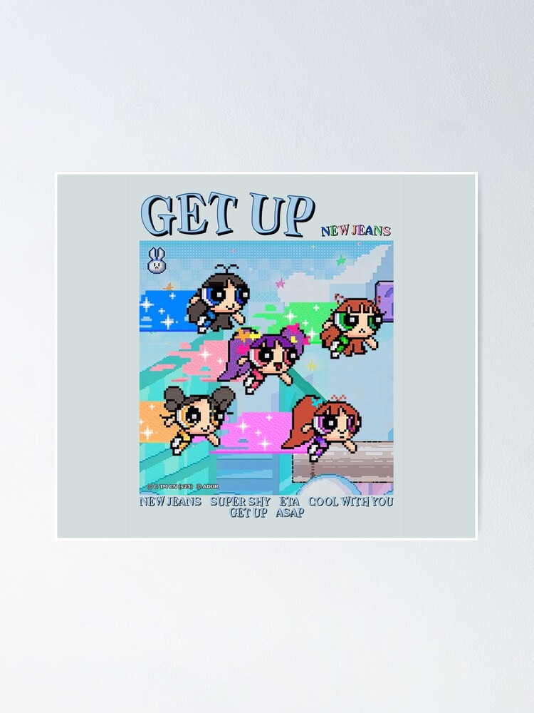 GET UP NewJeans Poster for Sale by holkiepolkie