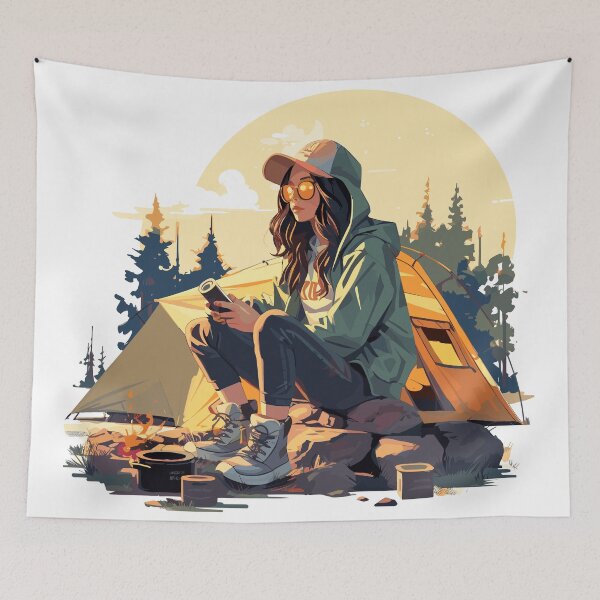Item preview, Essence of Adventure: Camping Spirit | Camping Lovers designed and sold by DarcoDesigns.