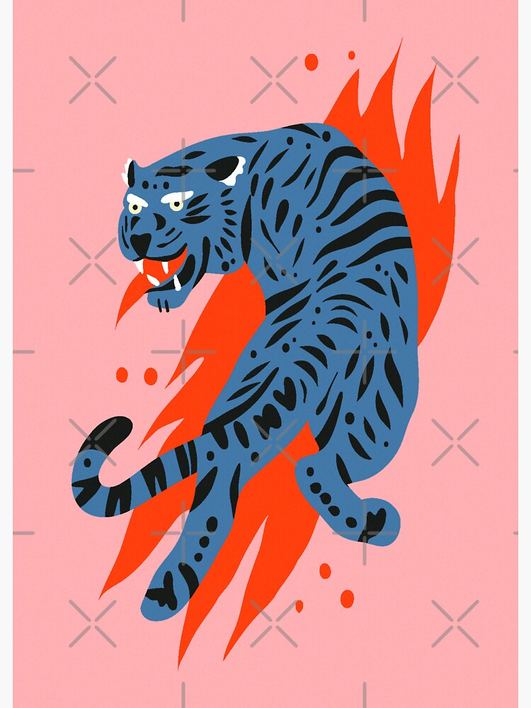 Vintage Hanshin Tigers Sticker for Sale by startrekred