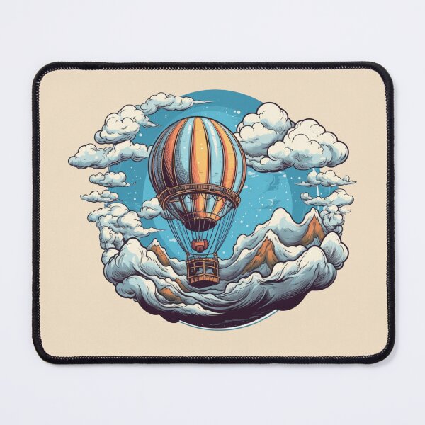 Item preview, Colorful baloon with clouds theme designed and sold by Okracha.