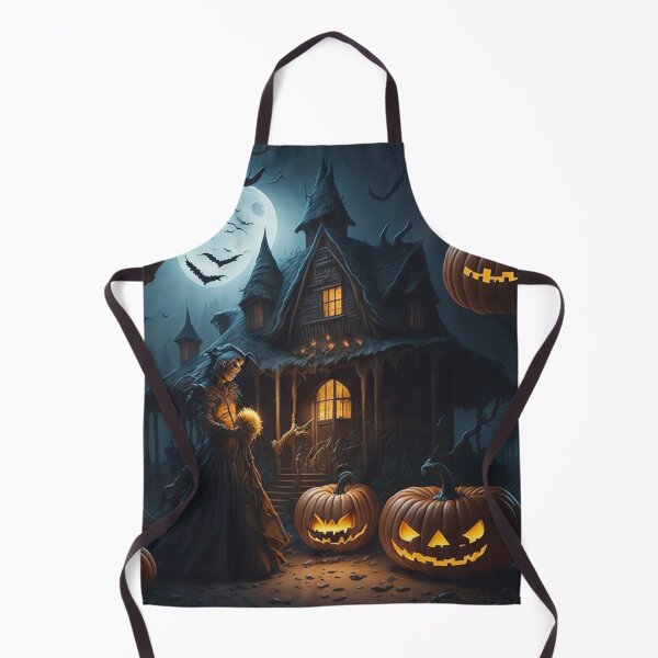 Item preview, Enchanted Haunts: Smiling Pumpkin and Spooky House designed and sold by irosh madushan.