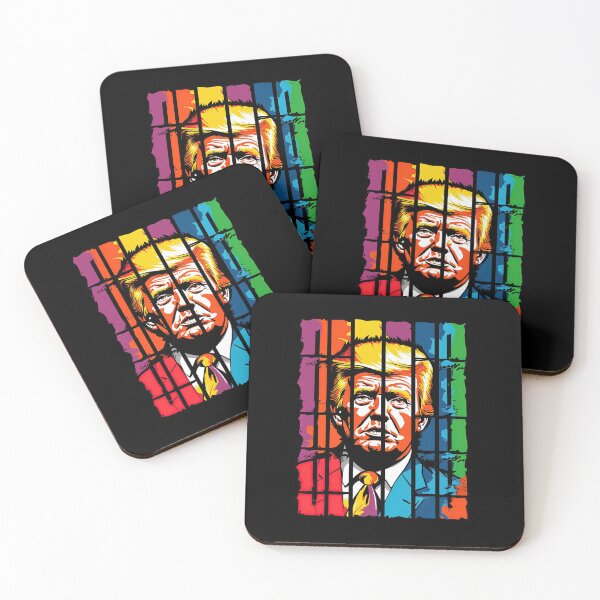 Item preview, Lock Him Up - Funny Donald Trump in Prison - Anti Trump Art 135 designed and sold by brenne-latarsh.