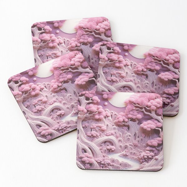 Item preview, Pink Zen Garden: Mosaic River & Cherry designed and sold by SuperSeries.