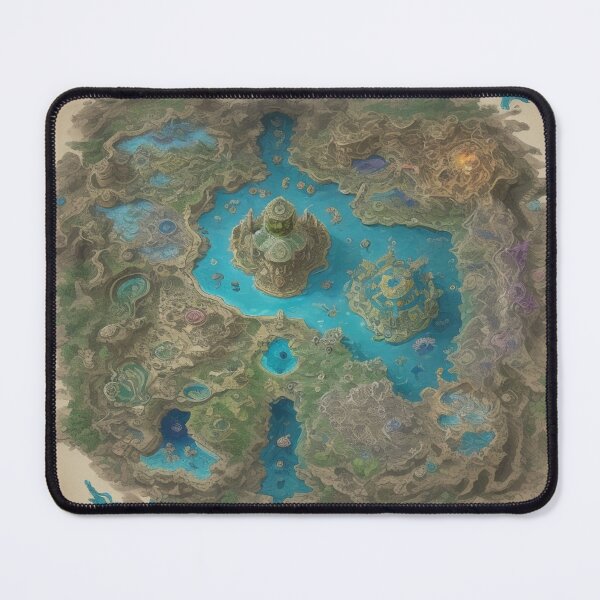 Item preview, dungeon world map dm accessories designed and sold by Yellowriversss.
