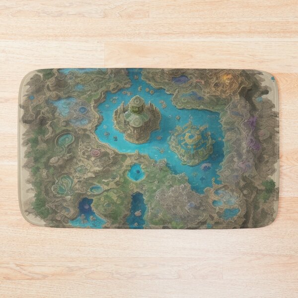 Item preview, dungeon world map dm accessories designed and sold by Yellowriversss.
