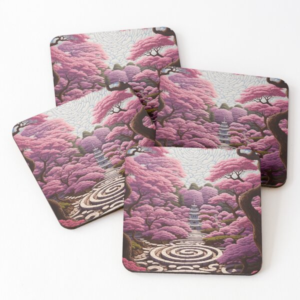 Item preview, Circular Zen Garden Collage - Blossoms designed and sold by SuperSeries.