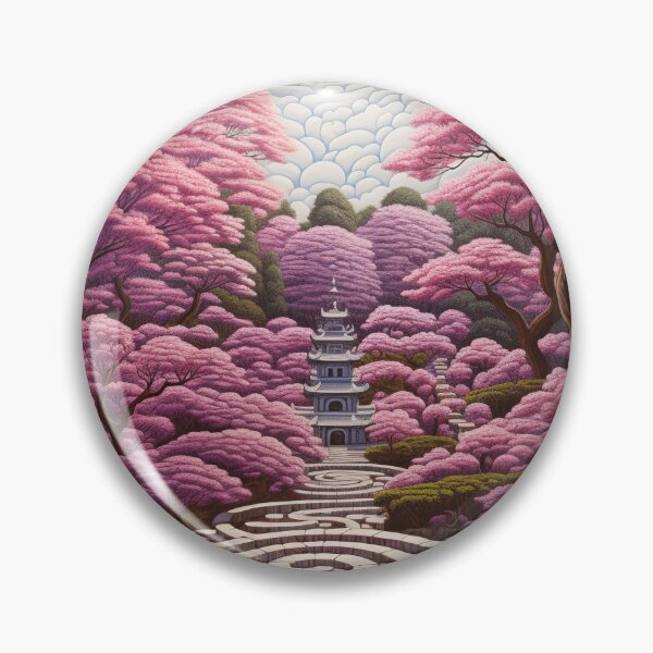 Item preview, Circular Zen Garden Collage - Blossoms designed and sold by SuperSeries.