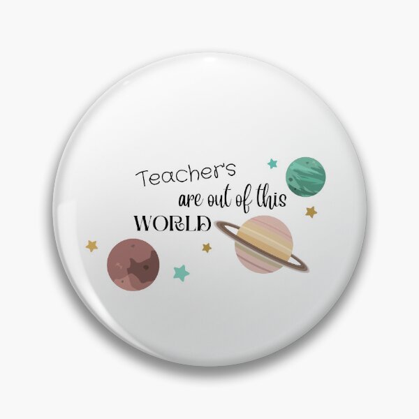 Item preview, Teacher's are out of this World! space planets galaxy  designed and sold by GinnaRay.