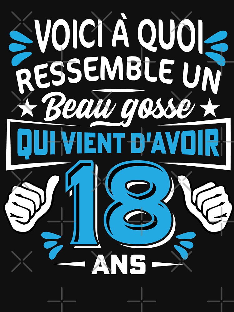 Anniversaire 18 Ans Fille Cadeau Humour Drôle Fête' T-shirt Enfant