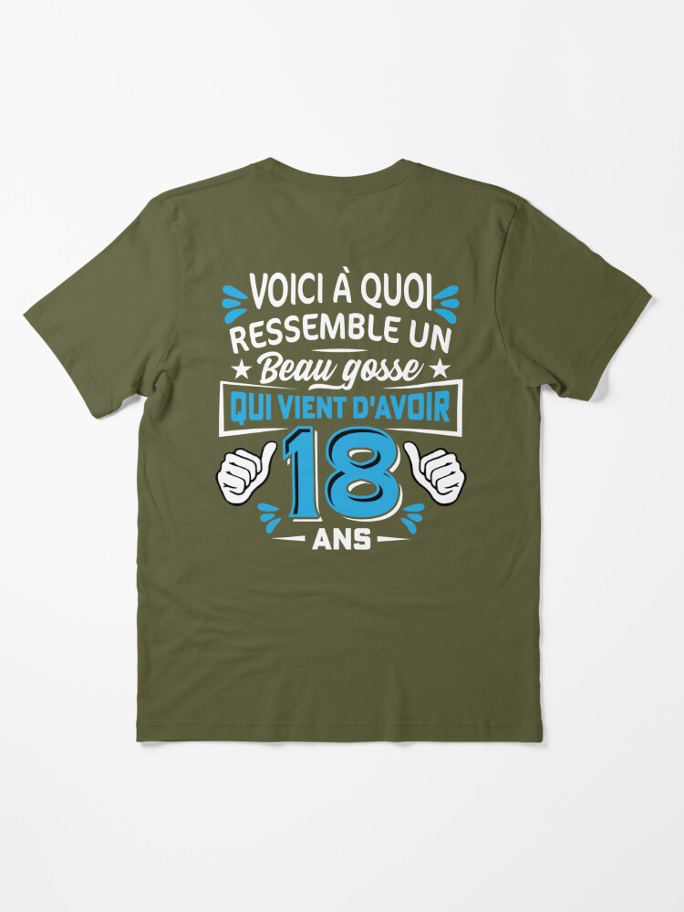 Anniversaire 18 ans garçon, Idée cadeau beau gosse' T-shirt Homme