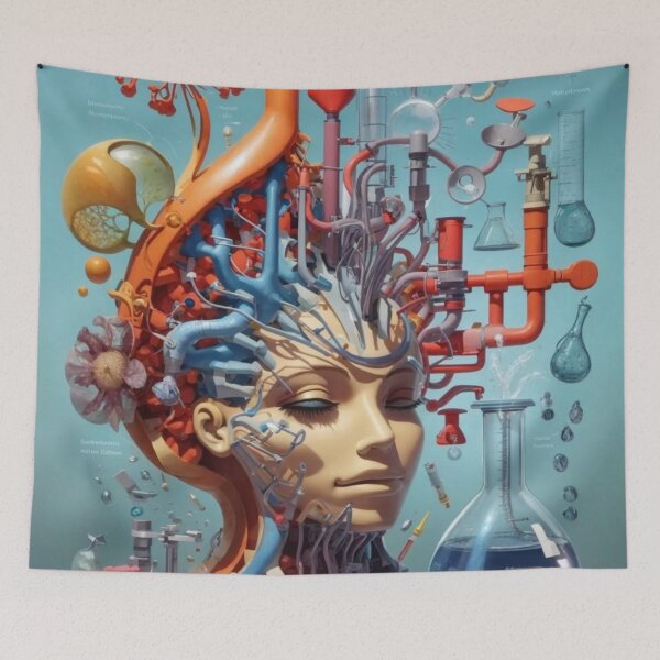 Item preview, Biochemical Nexus: Fusion of Anatomy and Chemistry designed and sold by Electric-Easel.