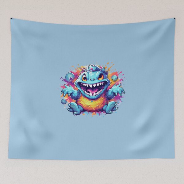Item preview, Colorful monster theme designed and sold by Okracha.
